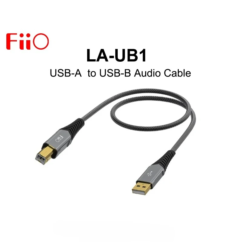 FIIO LA-UB1 LA-UA1 USB-A إلى USB-A / USB-B USB كابل الصوت لتنقية الطاقة لـ M11 BTR5 BTR3 Blueoth AMP DAC LAUA1 LAUB1