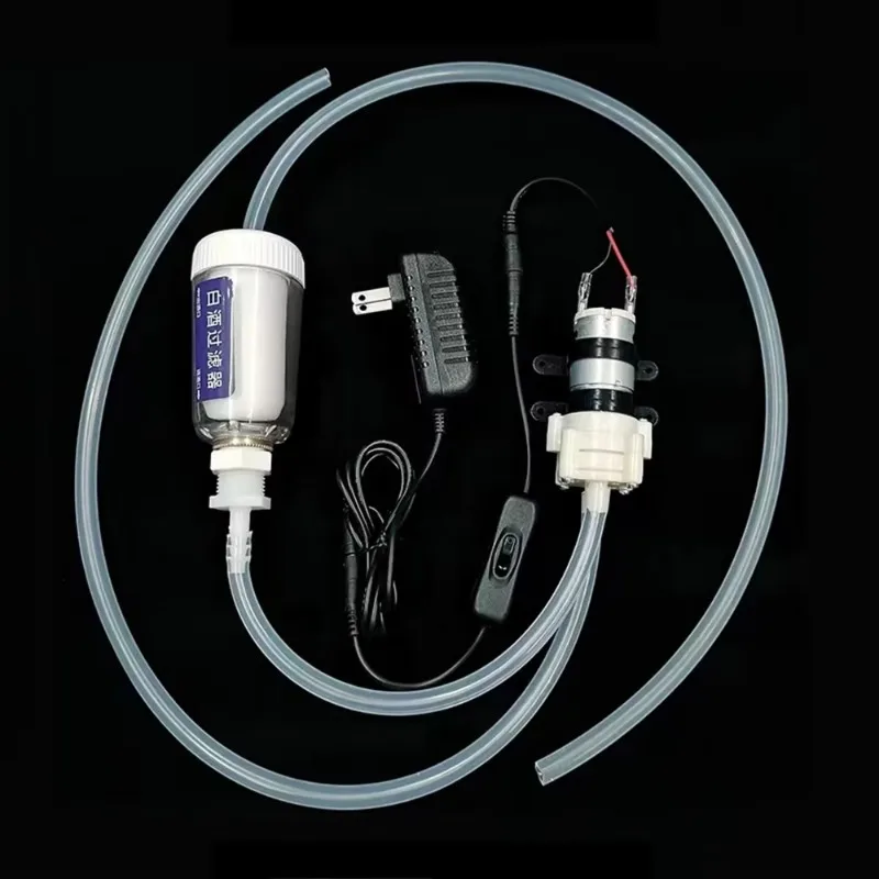 0.2μm Aperture Ceramic Activated Carbon Wine Filter Machine Suction Device Ageing Machine Household Mini Electric Liquor Filter