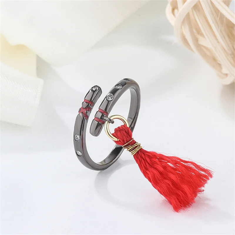 Anime Mo Dao Zu Shi Cosplay Couple Ring Wei WuXian Lan WangJi Lover Rings Ancient Style Jewelry Gift Prop Accessories