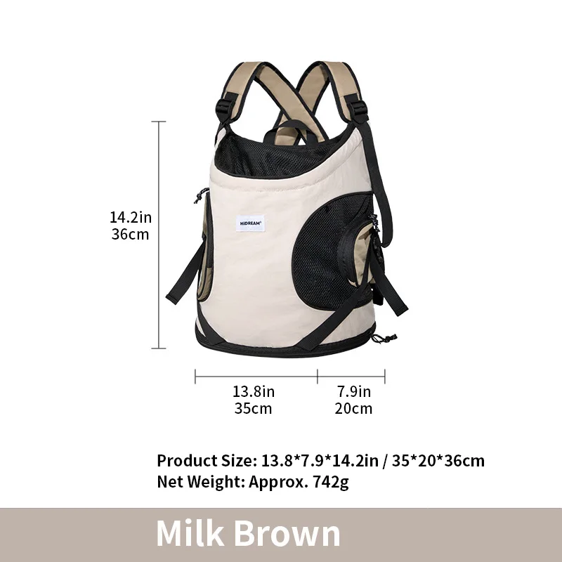 Rugzak Voor Draagtas Voor Honden En Katten Ademende Draagbare Outdoor Tas Schoudertas - afbeelding 1