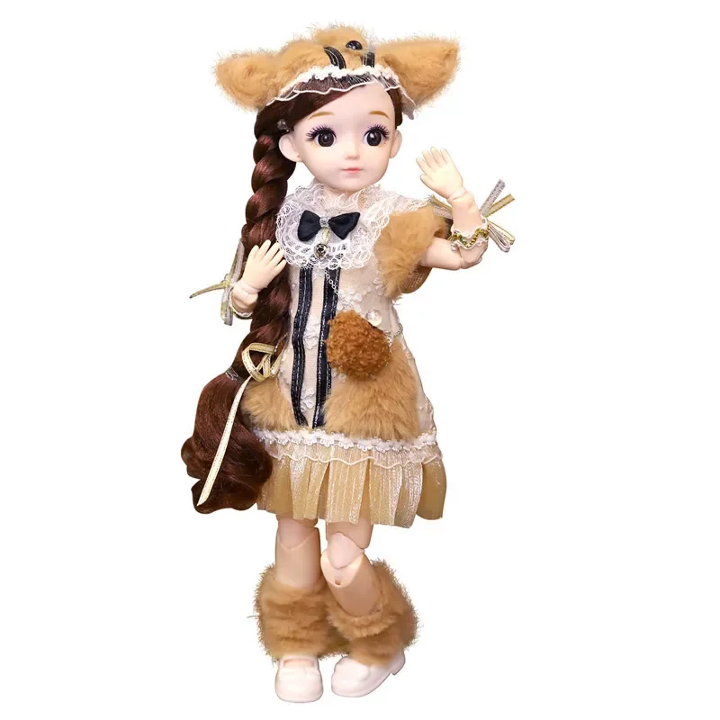 Muñeca Bjd que cambia de ropa, falda de repuesto de muñeca de 30cm, conjunto de princesa Hanfu, juguete de regalo para niños y niñas, 1/6