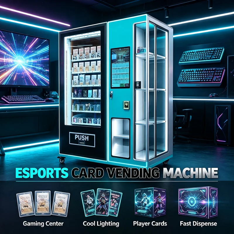 TCG Card Vending Machine Surprise Blind Box Retail Dispenser Playground Fun Trading Card Toy Gift for Children Party