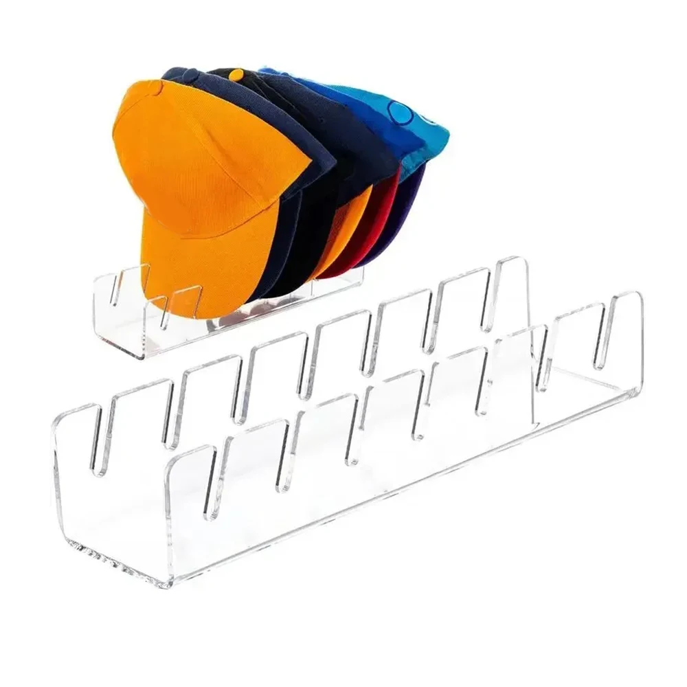 

Transparent Acrylic Cap Storage Display Stand Cap Organizer Shelf Holder Baseball Cap Storage Organization Acrylic Rack
