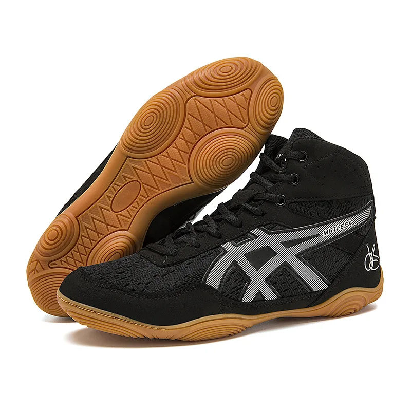 أحذية مصارعة احترافية جديدة رائجة البيع لعام 2025، أحذية ملاكمة متينة، أحذية تدريب، أحذية منافسة الطاقة #4