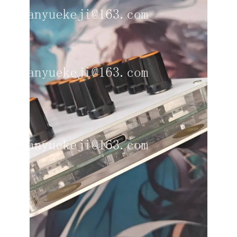 USB-C MIDI Controller 15 Knobs, Programmable MPC Beat Maker with DAW Software,for Recording Studio Equipment