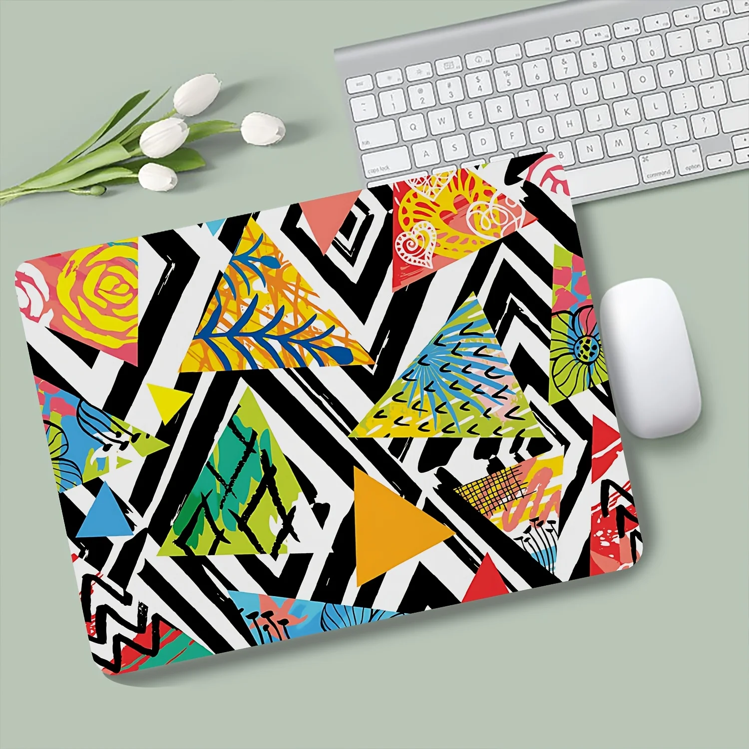 Colorful patterns Desk Mat Small size Gaming Keyboard Rug Laptop Cool Anime Mouse Pad PC Gamer Mousepad Household Office work