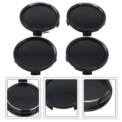 4Pcs Car Wheels Center Cap ABS Vehicle Tyre Tire Rim Cover Hubcap Black Car Wheel Rims Center Hubcap Cap Covers 75mm