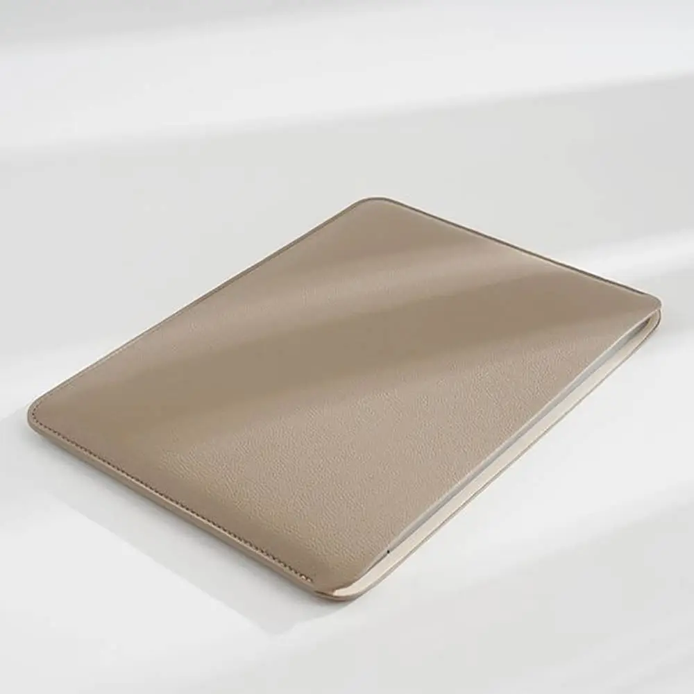Universal PU Laptop Bag Large Capacity Shockproof Laptop Sleeve Case Business Ultra Thin Tablet Protective Pouch Laptop