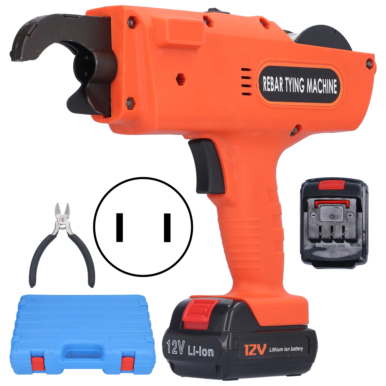 Automatic Tying Tool Reinforcing Steel Bar Tying Machine ABS High Carbon Steel Fully Automatic Strapping Tool Electrical Tools