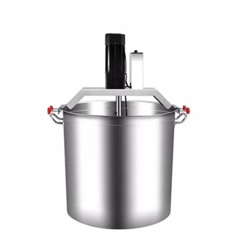 Commercial Wok Mixer Electric Cuisine Stainless Steel Barrel Small Automatic Stir-Fry Mixer Sauce Pots Sauce Frying Machine