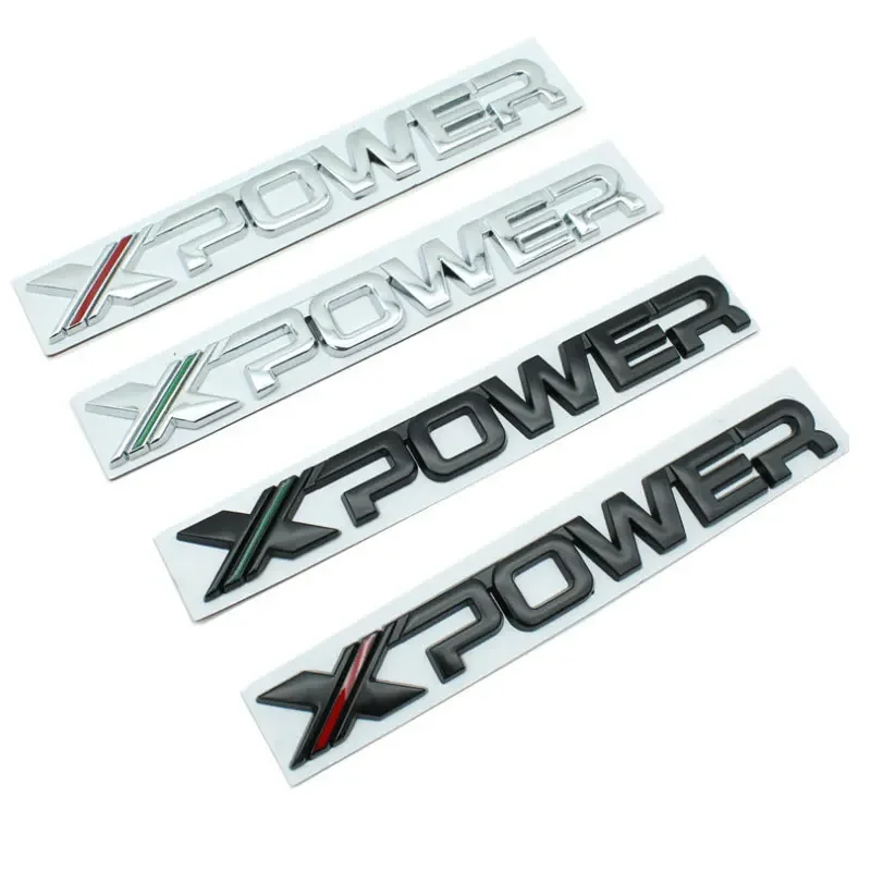 Car X-POWER Original Letter Logo Sticker for MG 5 Scorpio 6 PHEV Body Side Label Rear Trunk Modified Decorative Universa Decals