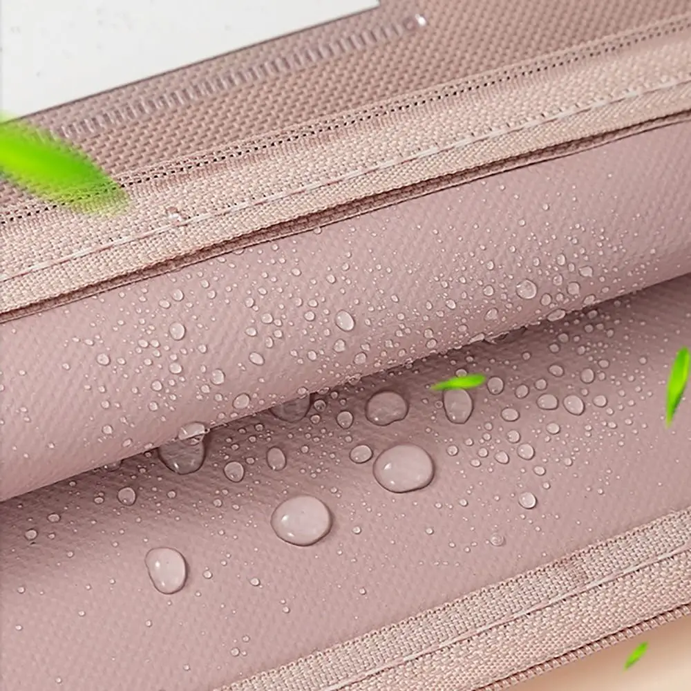 

Portable Waterproof File Organizer Oxford Cloth Double Layers Document Bag Large Capacity Envelope Folder for Office Supplies