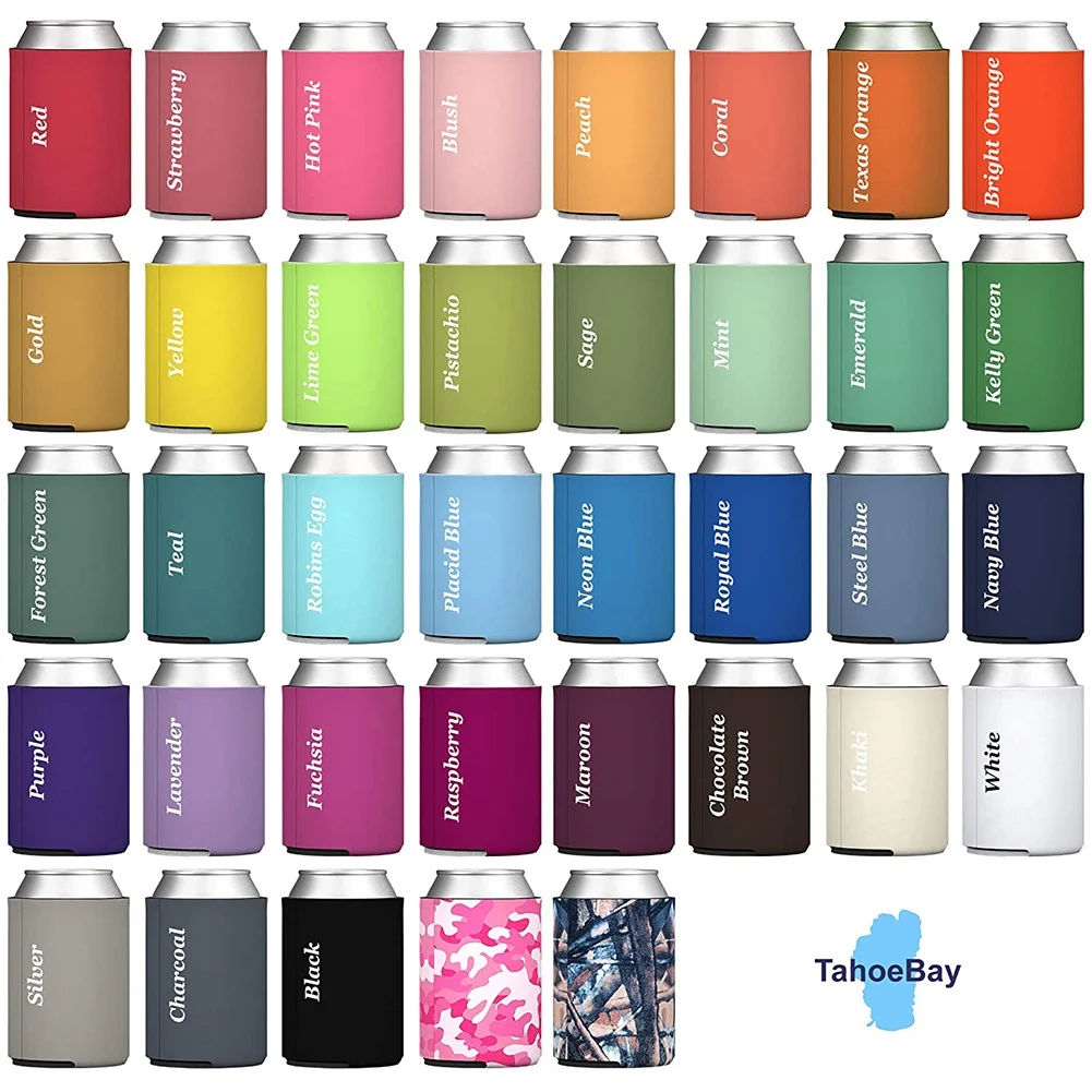 

12Pcs Blank Beer Can Coolers, DIY Personalized Sublimation Sleeves