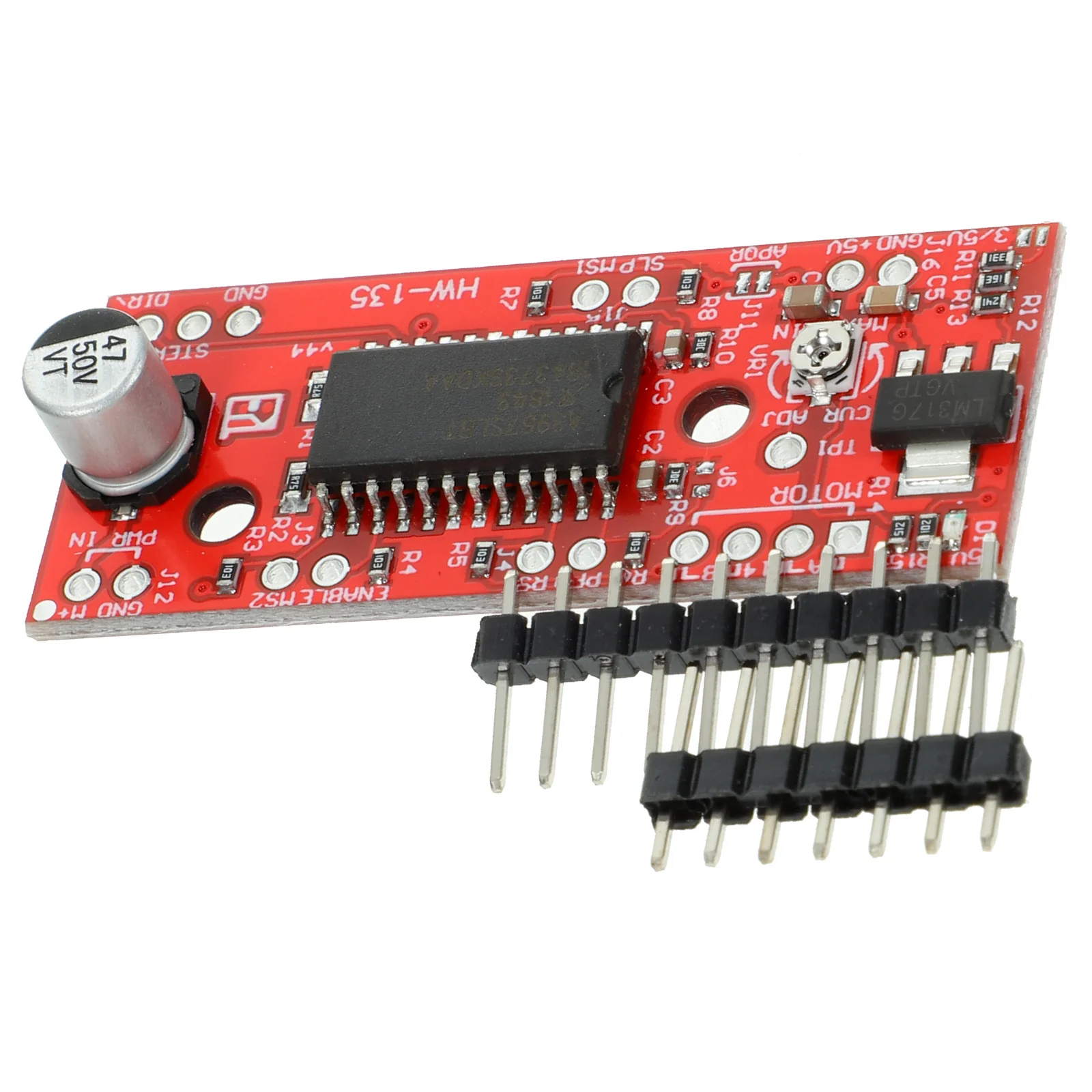 Easydriver Stepper Motor Driver Latest Version Adjustable Current Control Microstepping Resolution Sleep Enable High
