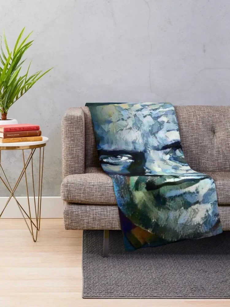 Richard Armitage Portrait Throw Blanket Sofa Throw funny gift Thermals For Travel Blankets