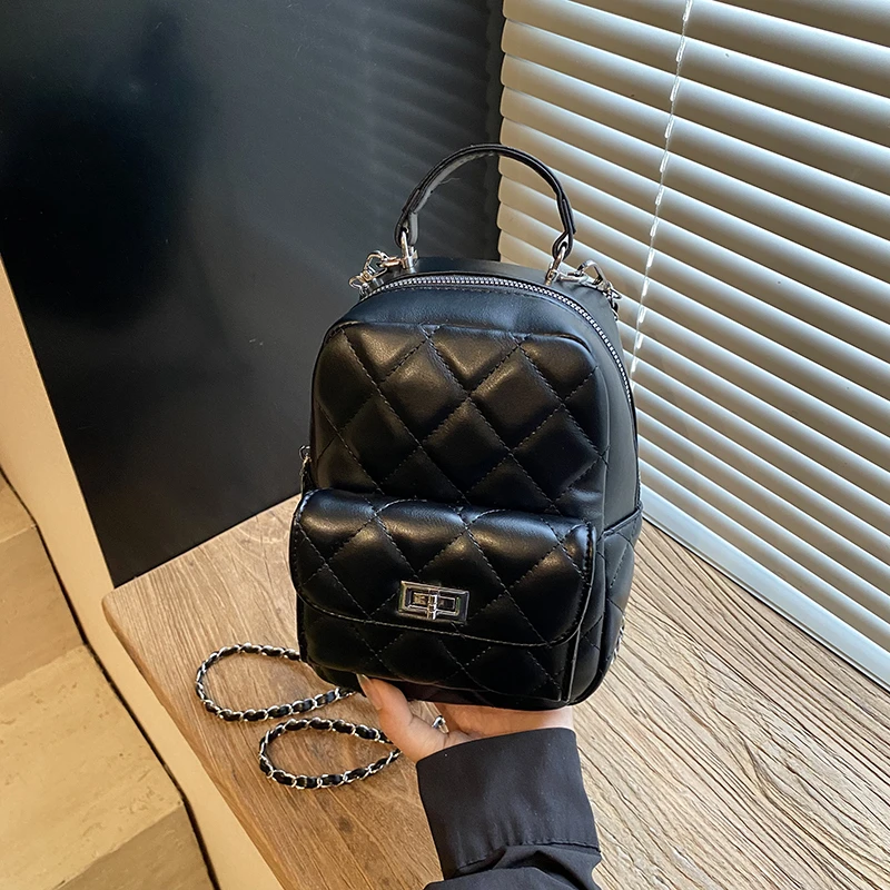 حقائب يد جلدية فاخرة للسيدات، حقيبة يد أنيقة للنساء مع تصميم كلاسيكي مشهور #1