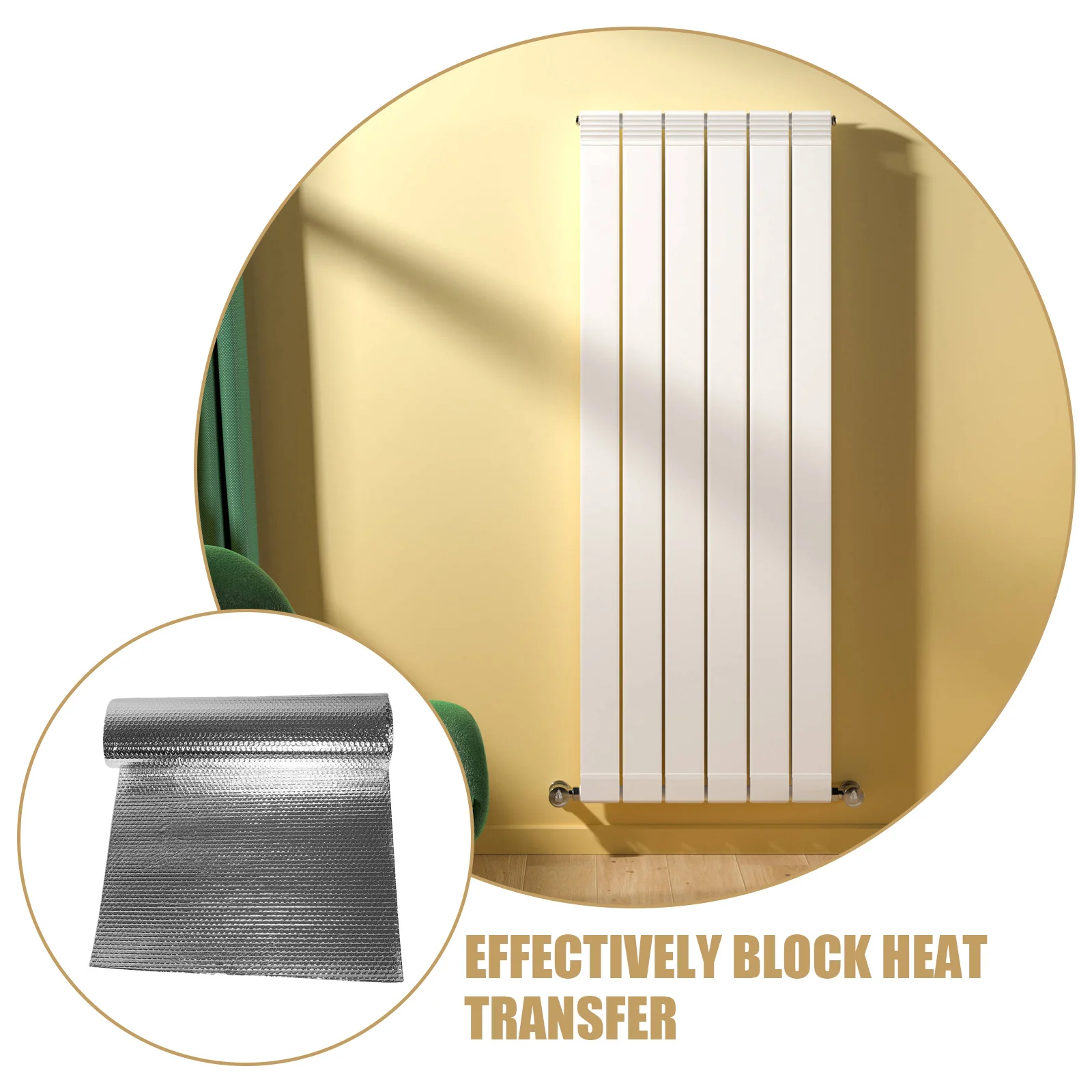 

60Cm Reflective Foil Roll Bubble Insulation Sheet For Windows Roofs Heat Reflective Film Window Thermal Insulation Radiant