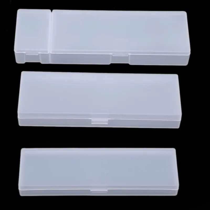 Cute Kawaii Transparent Plastic Pencil Case Lovely Pen Box For Kids Gift Office School Supplies stationery Materials