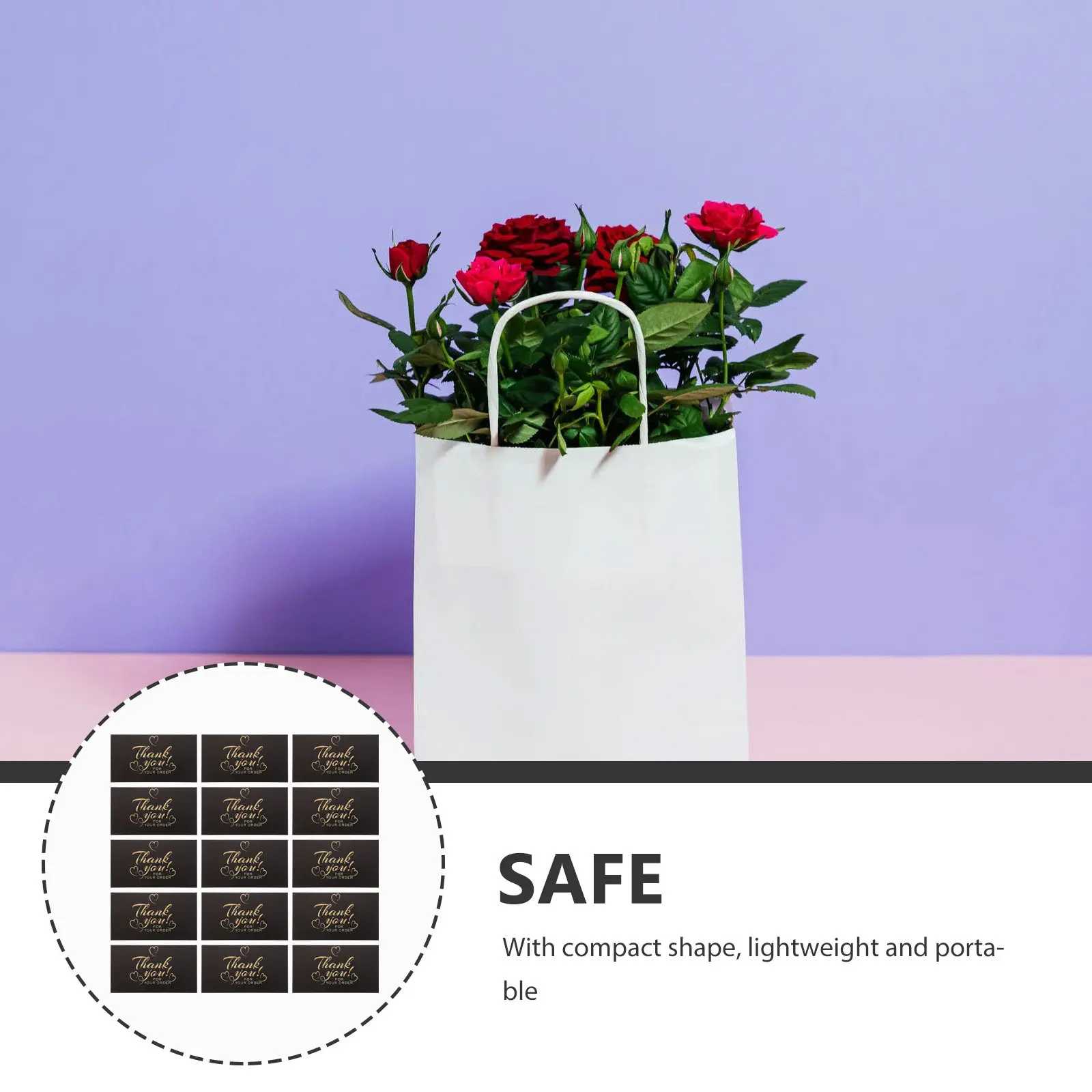 

50 шт. открыток «Спасибо» оптом: милые цветочные благодарственные открытки для клиентов, детей, свадеб, детских праздников, доставки, прочные, устойчивые к выцветанию, компактные