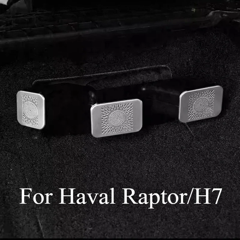 Stainless Steel Seat Under Protective Mask for Haval Raptor/H7, Air Outlet Dust Cover Special Accessory