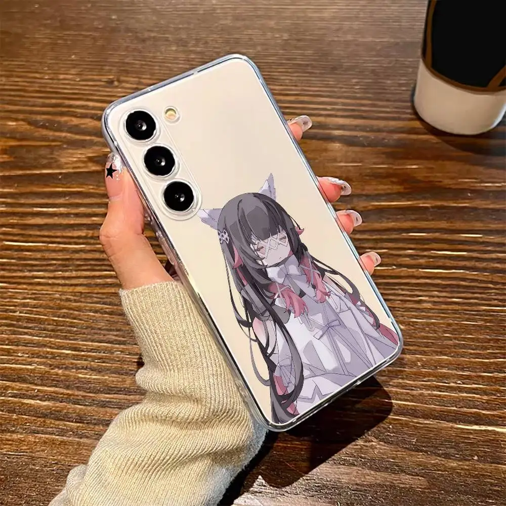 

Cute Columbina Genshin Impact Phone Case For Samsung A10 A12 A31 A40 A70 Transparent Cover