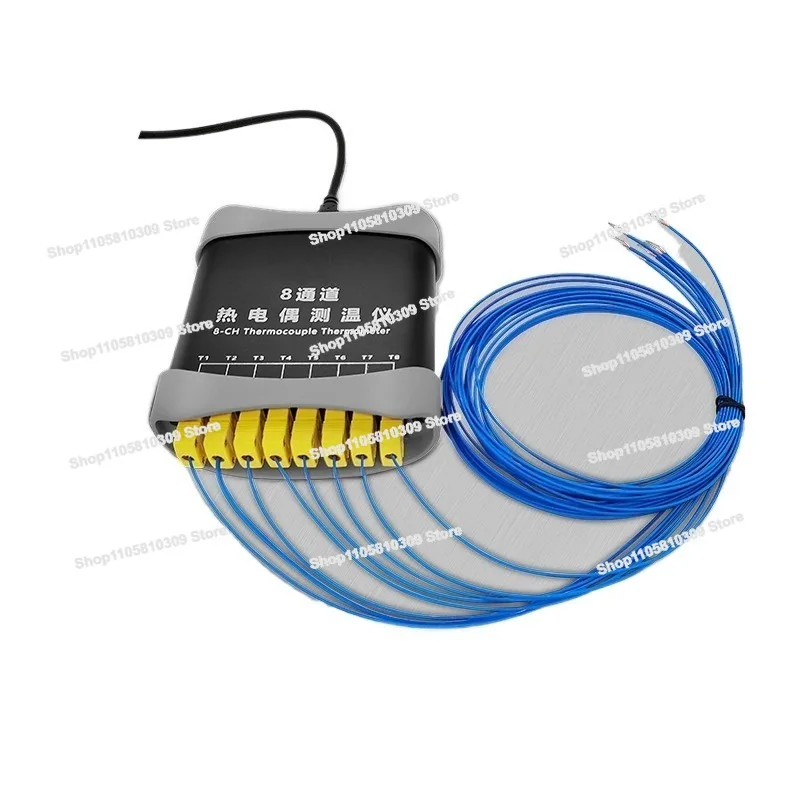 USB Output Multi-channel K-type Thermocouple  Computer Software Display and Record Storage Temperature Data Curve