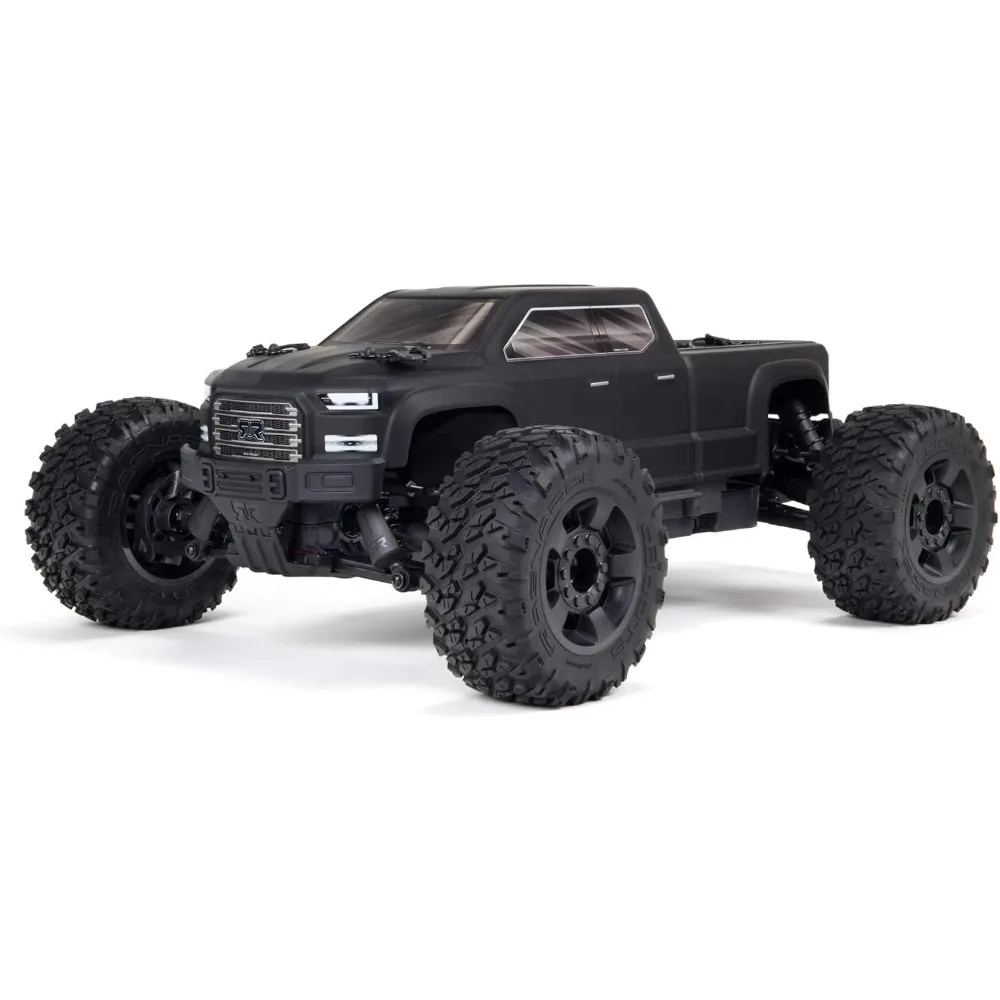 Brushless RC Truck RTR (Transmitter and Receiver Included, Batteries and Charger Required), Black, ARA4312V3