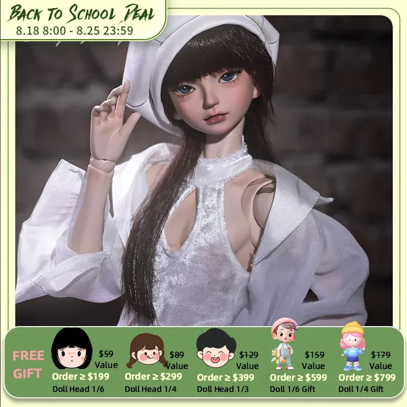 

Кукла Senlwin Bjd 1/4 бубо современная мода хип-хоп стиль белые широкие удобные веревочные штаны берет мяч шарнирные куклы Shugafairy