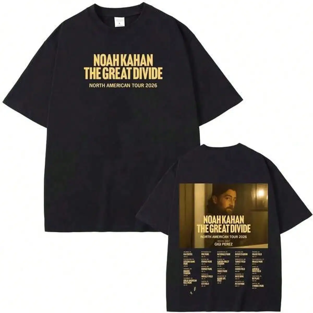 T Shirt Print ,Graphic-Cotton Tees Size Plus,The Great Divide Tour 2026 T-Shirt Tour Graphic Printing High Quality Tee Women Men 100%Cotton Gothic O-Neck Tshirt,With Shirt,Summer Tops,Shirt Suitable