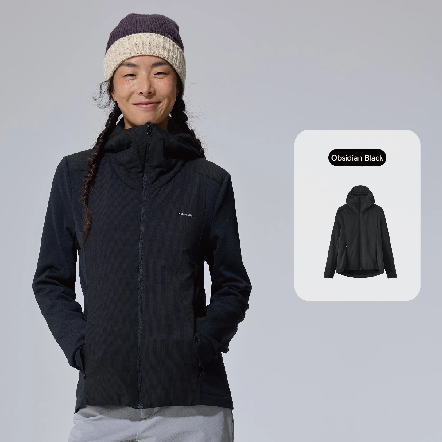 Naturehike 2026 Nieuwe Gold-Standard PrimaLoft geïsoleerde damesjas, outdoor wandeljas, warme gewatteerde jas met capuchon