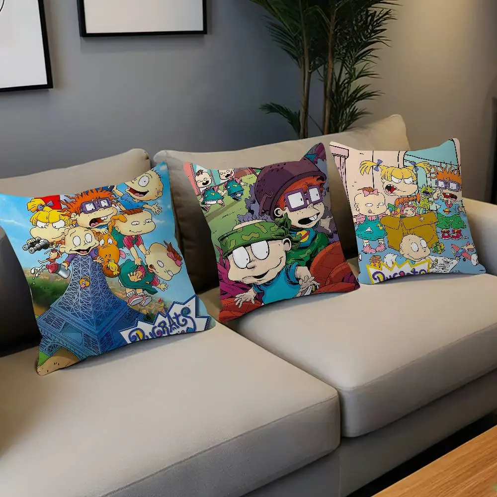 

Cartoon-R-Rugrat-Anime Cushion Cover Pillowcase Upholstery Sofa Throw Pillow Home Decor Pillowcas