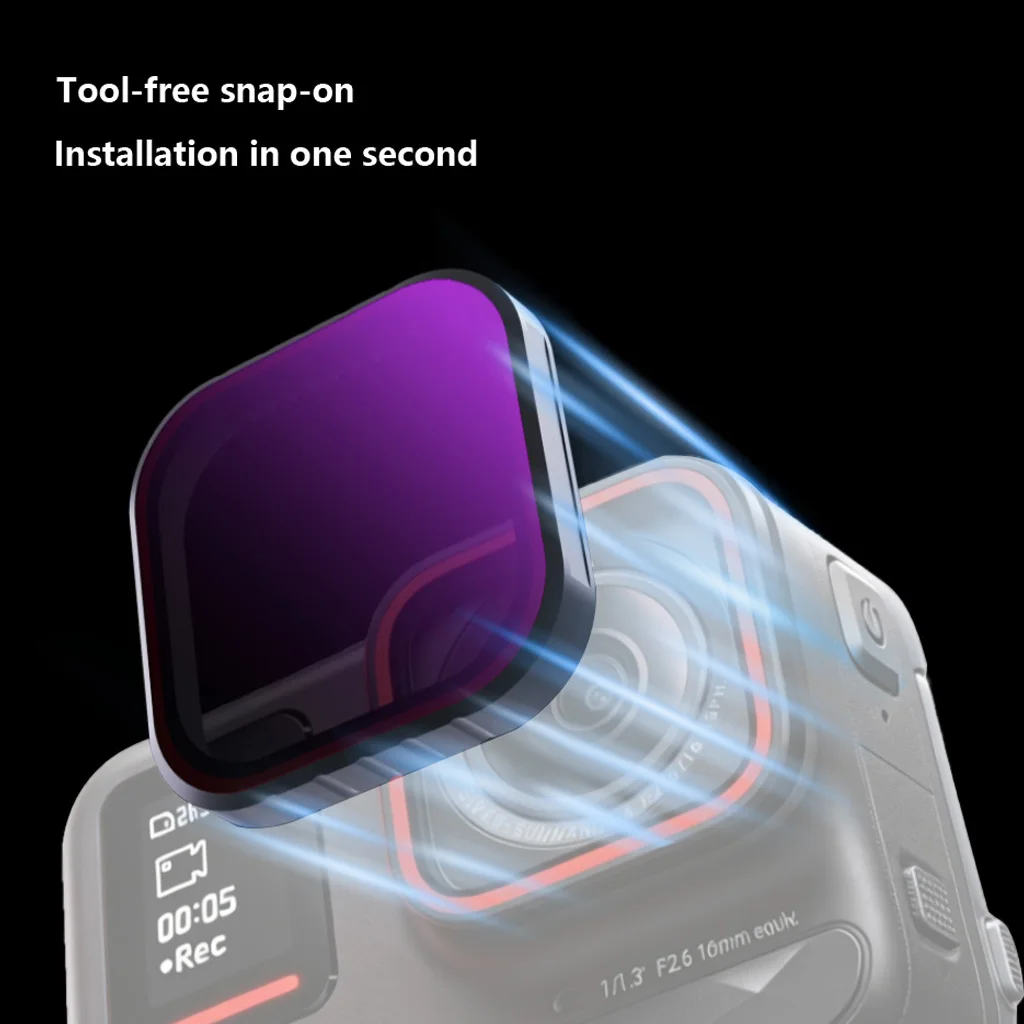 Für Insta360 Luna Ultra Magnetischer Objektivfilter UV-Schutz CPL ND8/ND16 1/4 Schwarzer Softfilter für Insta360 Ace Pro 2 Zubehör – Detail 15