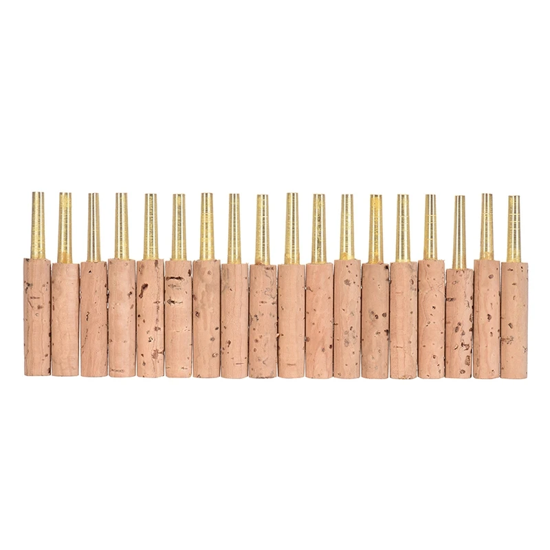 18Pcs/ Pack Oboe Reeds Staple Tubes Parts 47Mm Handmade Oboe Reeds Woodwind Instrument Replacement Accessory