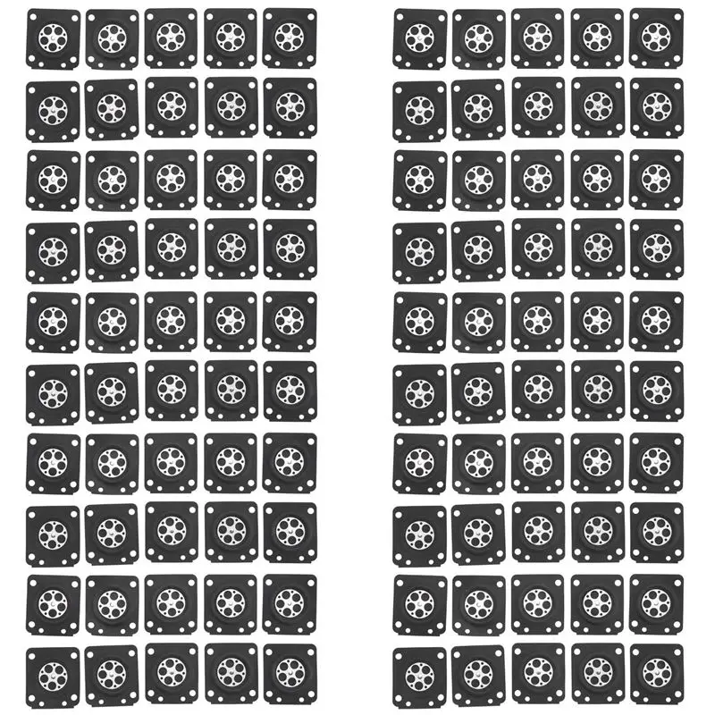 

100 шт. комплектов мембран и прокладок для карбюраторов бензопил Zama MS210, MS230, MS2500-AT36