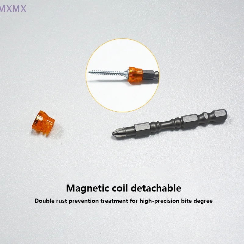 5/10pcs Punta da trapano per cacciavite con punta magnetica 1/4 pollici 6,35mm Manico esagonale Attacco per trapano elettrico Testa singola
