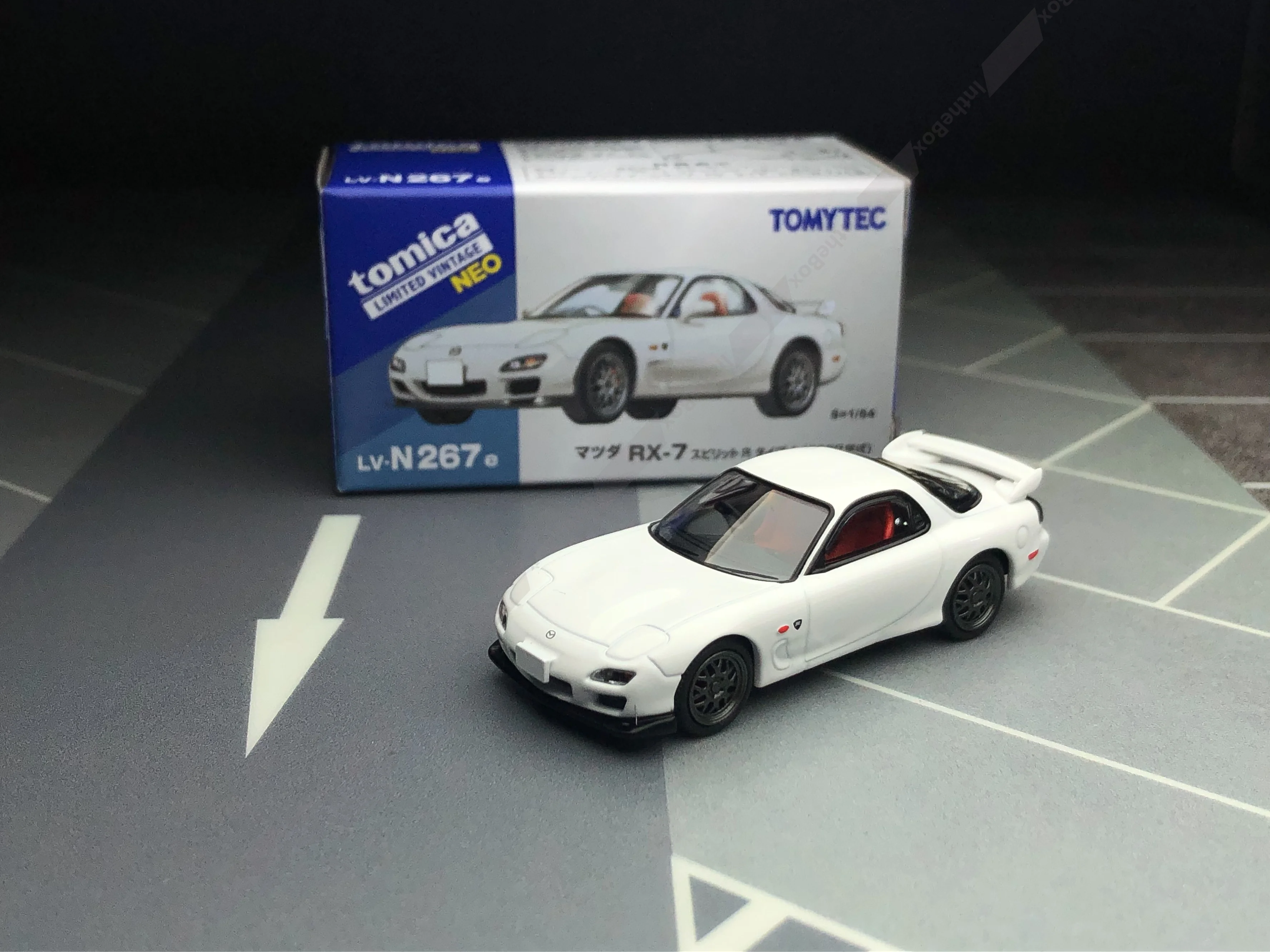 Tomica Limited Vintage Neo Tomytec LV-N267e RX-7 FD3S Spirit R Type A Diecast Model Car Collection Limited Edition Hobby Toys