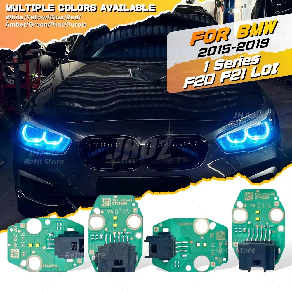 

CSL Yellow Angel Eyes DRL Chips Boards For BMW 1 Series F20 F21 LCI 2015-2019 LED Headlight Daytime Running Light Amber Blue Red