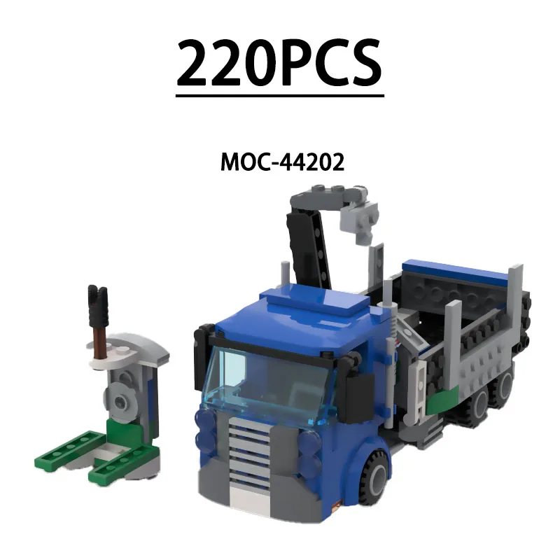 

Конструктор MOC-44202: Модель грузовика DIY, 220 деталей, развивающая игрушка для детей, подарок на День рождения, Рождество, Новый год
