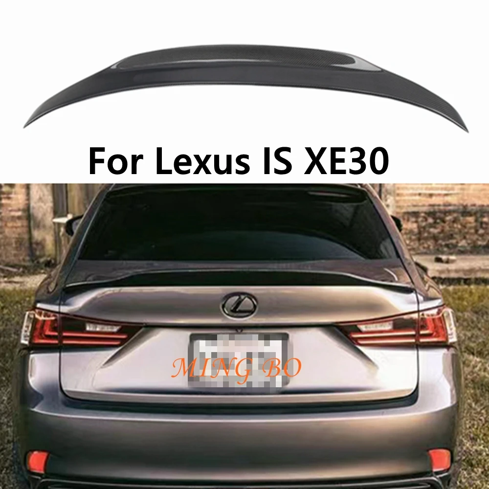 

For Lexus IS XE30 PSM Style Carbon fiber Rear Spoiler Trunk wing 2013-2020 FRP Forged carbon