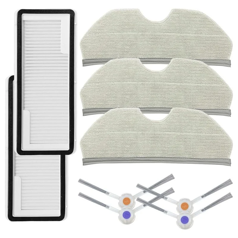 For Narwal Freo X Ultra & Freo X Plus / K1 Side Brush Hepa Filter Mop Cloth Replacement Parts Kit