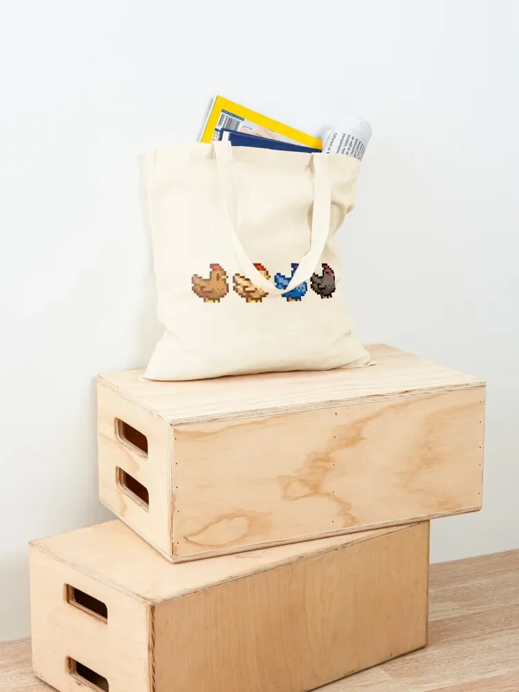 4 دجاج ستاردو فالي حمل حقيبة امرأة المتسوق حقيبة القماش حقيبة ايكو سوبر ماركت قابلة للطي #4