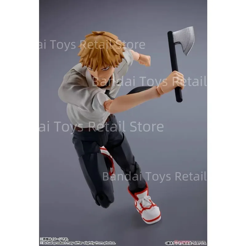 بانداي S.H.Figuarts SHF بالمنشار رجل آكي هاياكاوا أطقم منمذجة SHF PVC حوالي 14.5 سنتيمتر عمل أرقام نموذج اللعب تمثال هدية للأطفال #3