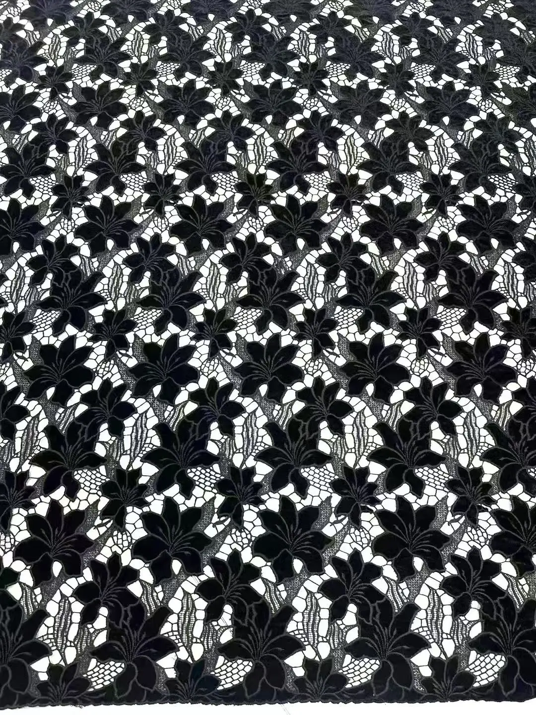 Элегантная ультрамягкая вышитая хлопковая бархатная ткань лучшего качества, швейцарская кружевная ткань, вечерние платья NN1598_R