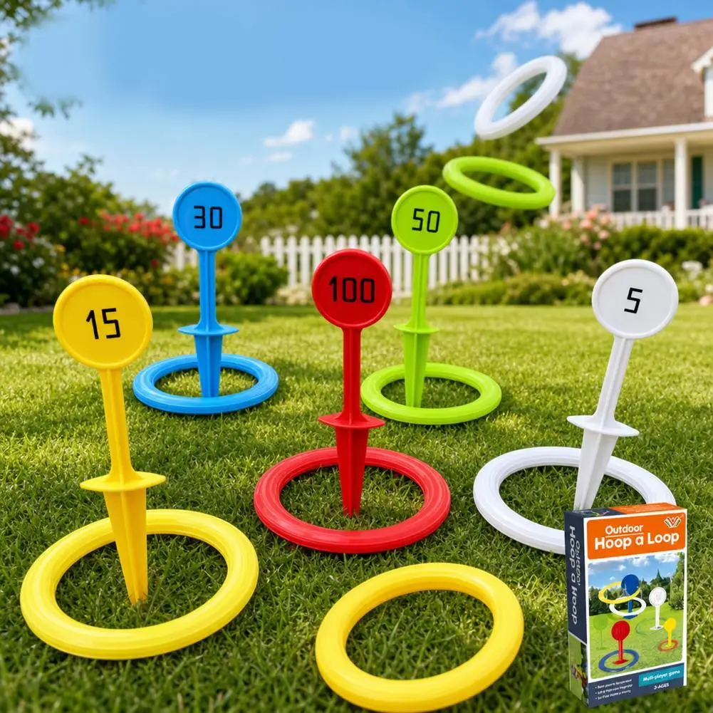Kids Plastic Ring Toss Game Se - مراجعة Kids Outdoor Yard وسعره