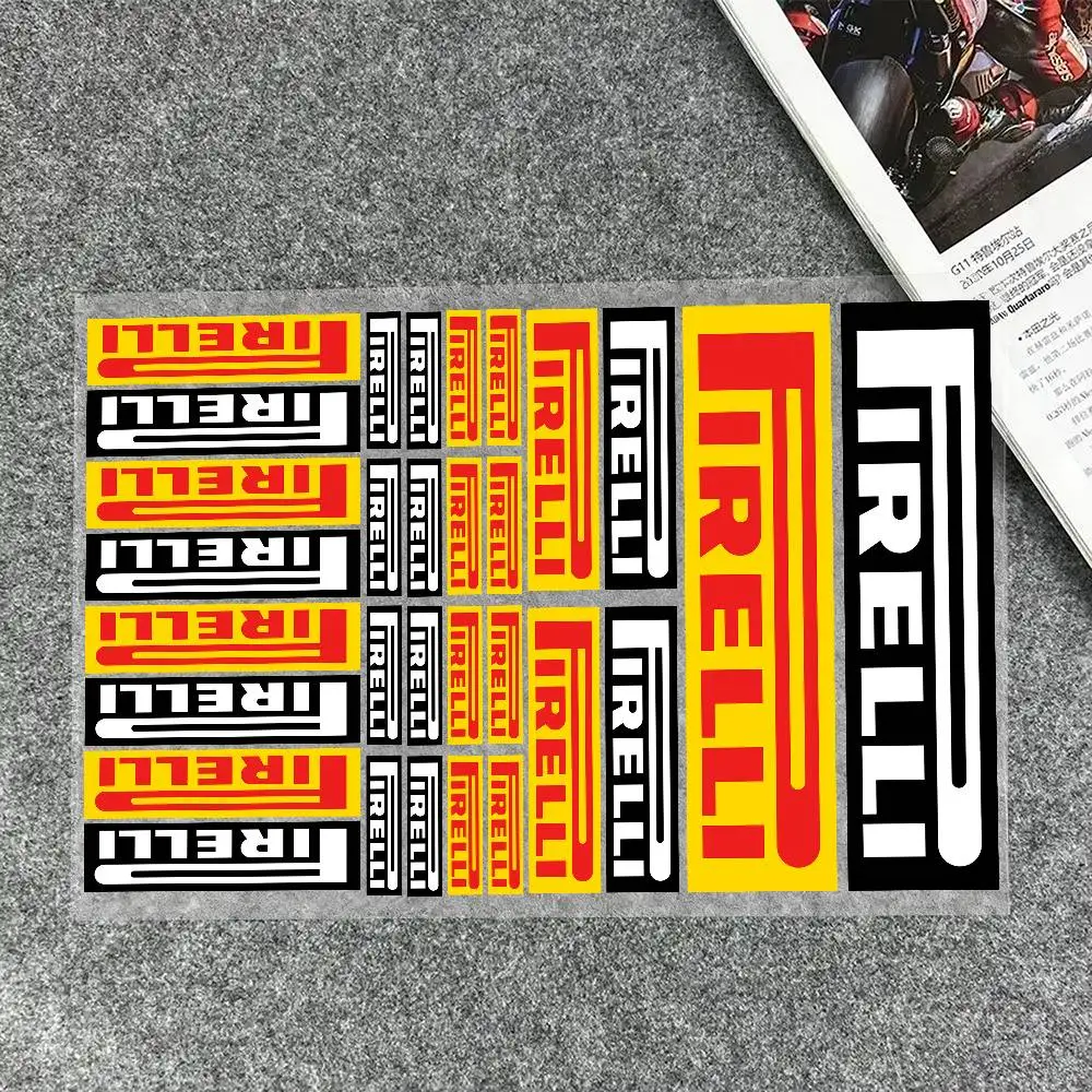 FOR PIRELLI Vinyl Decal Stickers for Motorcycle, Auto Body, Bumper, Window, Laptop, Wall & Car Tuning Accessories