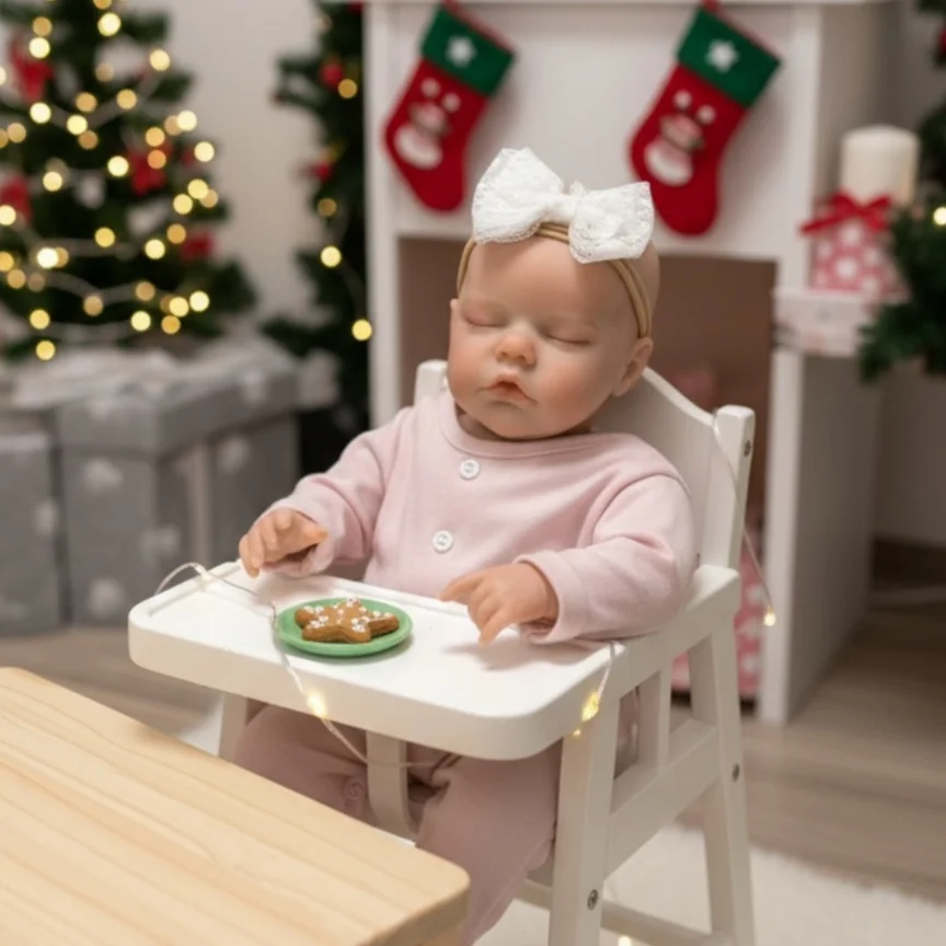 ตุ๊กตาซิลิโคนนุ่มแบบเปิดปากได้ ขนาด 42 ซม. ล้างทำความสะอาดได้ ตุ๊กตาเด็กผู้หญิงรีบอร์น ผิวทาสีเหมือนจริง ตุ๊กตาเด็กแรกเกิดเหมือนจริง ตุ๊กตาซิลิโคนรีบอร์น