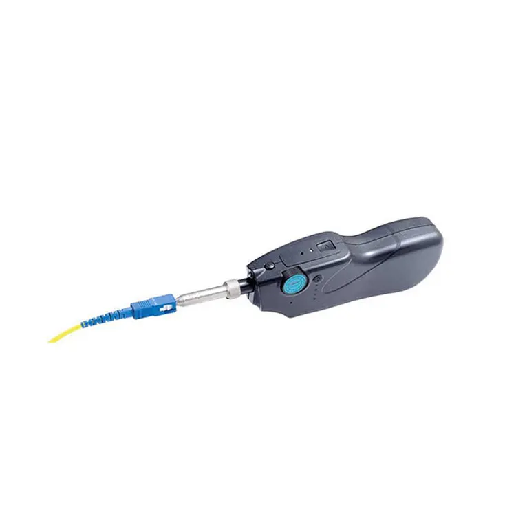 Optical fiber end detector, automatic determination and analysis handheld wireless optical fiber end detector