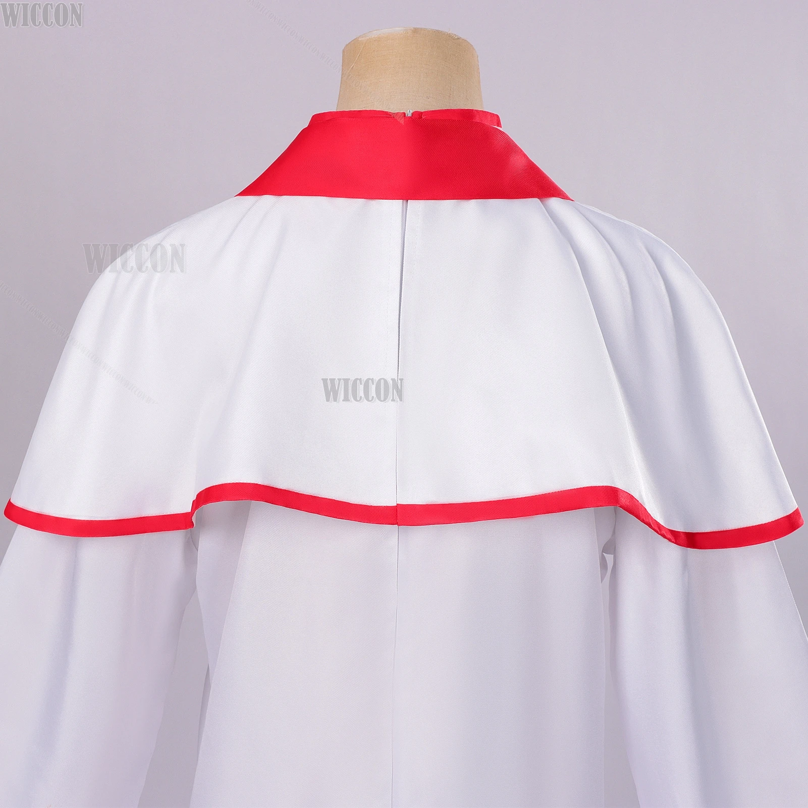 لا تصدق قصة تي كاسان ميكف تيتو ملابس تنكرية ديفا شعر مستعار لامع ذيل حصان لعب الأدوار Vtuber الهالوين الفتيات كوميك كون كوس #4