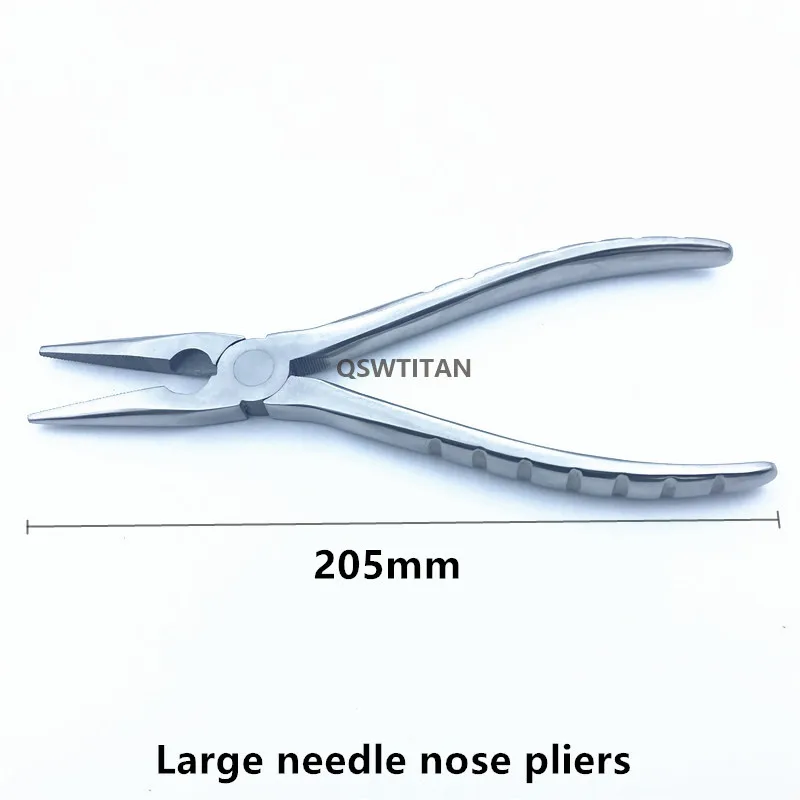 Large/Samll Orthopedics Nice Flat Nose Pliers With Serrated Jaws Veterinary orthopedics instruments