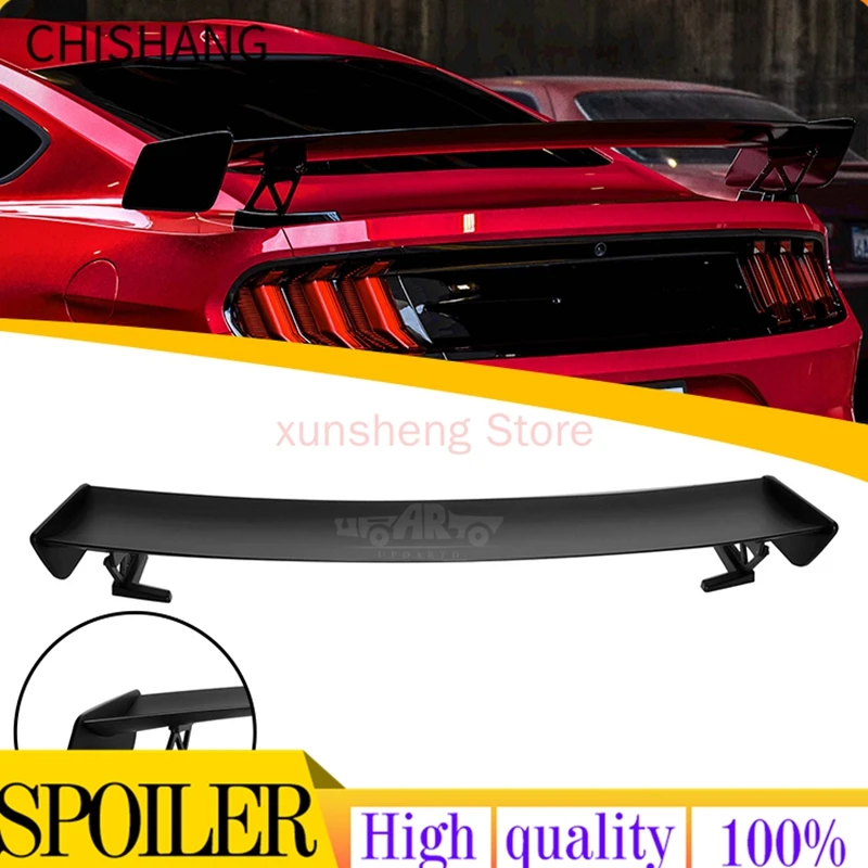 Better New Design ABS Plastic Carbon Fiber Vicrez GT500 Style Rear Spoiler For Ford Mustang 2015 2016 2017 2018 2019 2020 2021